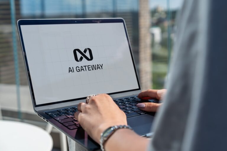 Founder reviewing AI startup technology insurance and software risk on a laptop