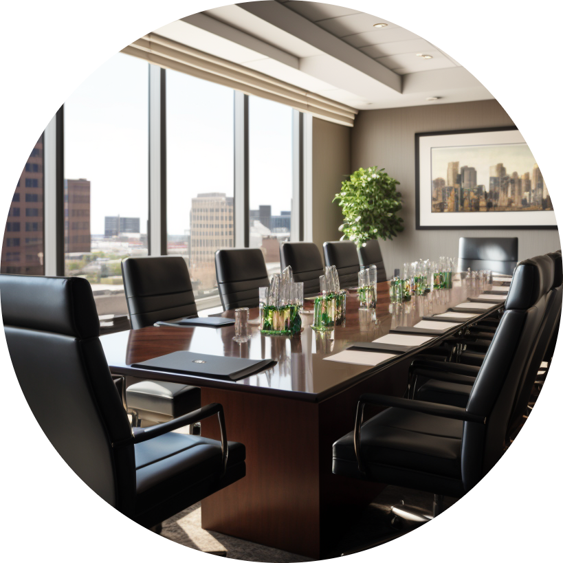 Boardroom discussion about D&O policy exclusions for company directors and officers