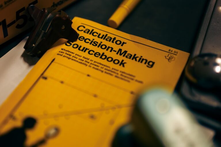 Contractor reviewing paperwork for a surety bond quote