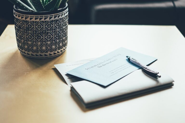 Contractor reviewing business documents for a license or permit bond quote